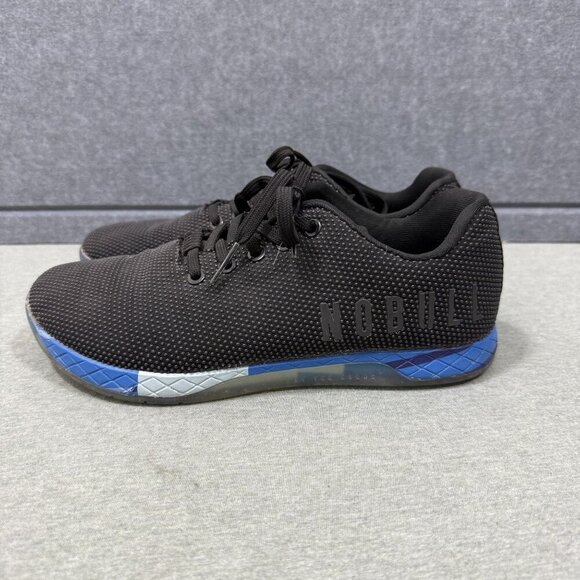 NOBULL Superfabric Low Top Black Lightning Trainers Sneakers Womens Size 7 - Picture 1 of 7